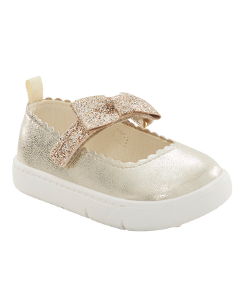  Every Step® First Walker Mary Jane Shoes - Gold, 