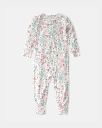 Toddler Girl Butterfly Garden PurelySoft 1-Piece Pyjama, 