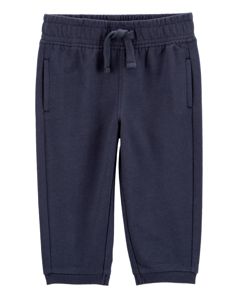 Baby 3-Piece French Terry Mix-and-Match Outfit Set - Navy, image 7 of 9 slides