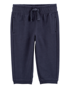 Baby 3-Piece French Terry Mix-and-Match Outfit Set - Navy, image 7 of 9 slides