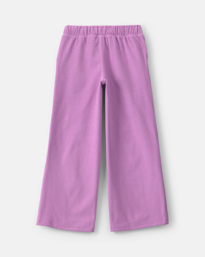 Girls Ribbed Pull-On Pants - Purple, image 2 of 4 slides