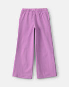 Girls Ribbed Pull-On Pants - Purple, image 2 of 4 slides