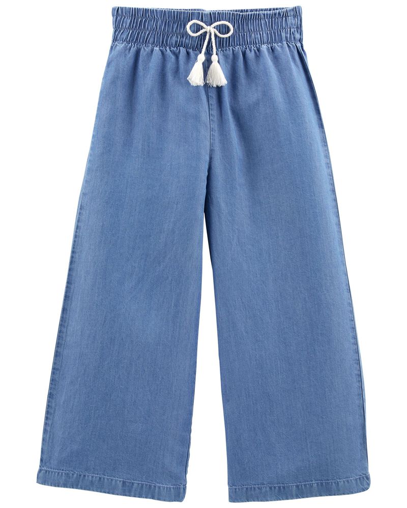 Kid Chambray Tween WideLeg Chambray Pants