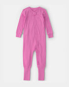 B&eacute;b&eacute; fille - Pyjama 1 pi&egrave;ce Ajust&eacute; PurelySoft - Rose, image 2 sur 7 diapositives