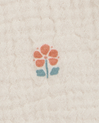 Bébé Barboteuse sans manches smockée imprimée fleurs, image 2 sur 4 diapositives