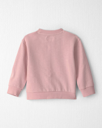 Toddler Girl Organic Cotton Big Sis Pullover, 