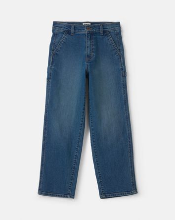 Gar&ccedil;ons - Jean ample en denim - D&eacute;lav&eacute; moyen, 