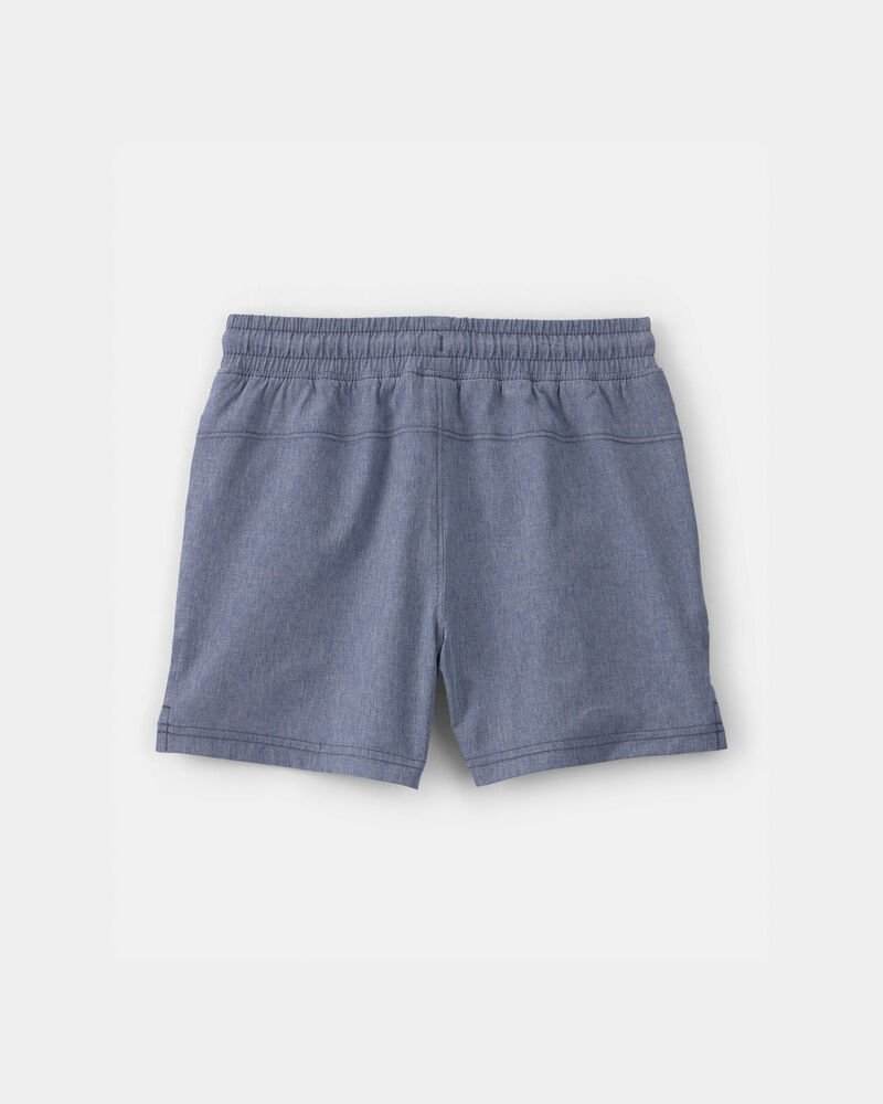 Boys Pull-On Active Shorts - Blue, image 2 of 4 slides
