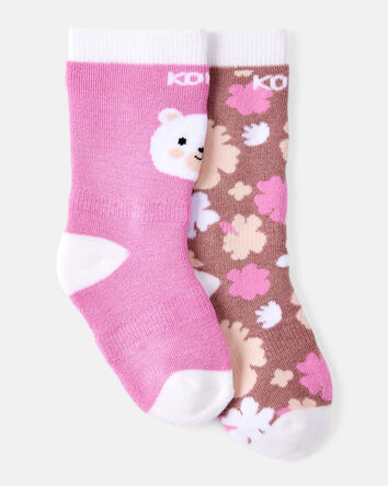 Baby Girl KOMBI 2-Pack Socks, 