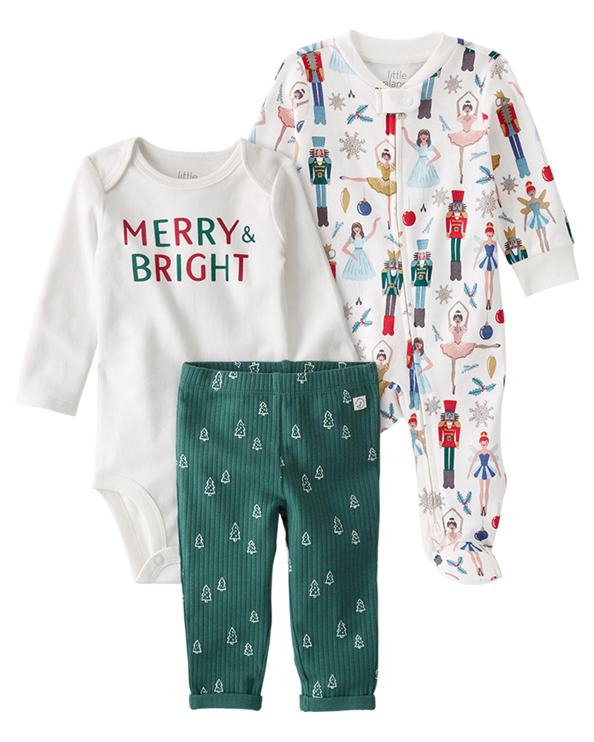Multi Baby 3 Pack Rib Set and Sleep Play Pyjamas Made with Organic Cotton Carter s Oshkosh Canada