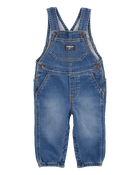 B&eacute;b&eacute; - Salopette en denim doux comme le tricot - D&eacute;lav&eacute; moyen, image 1 sur 4 diapositives