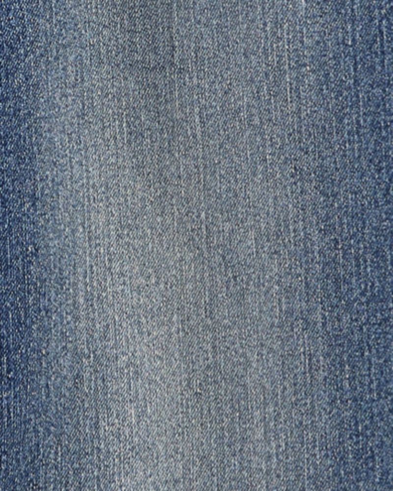 Boys Medium Faded Wash Classic Jeans, image 4 of 7 slides