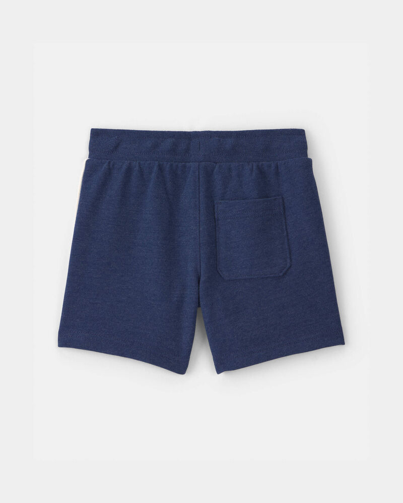 Toddler Boy Dinosaur Soccer French Terry Shorts - Navy Blue, image 2 of 5 slides