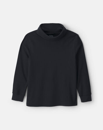 Boys Long-Sleeve Turtleneck - Black, 