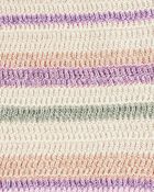 Girls Striped Sweater Knit Shorts, image 4 of 5 slides