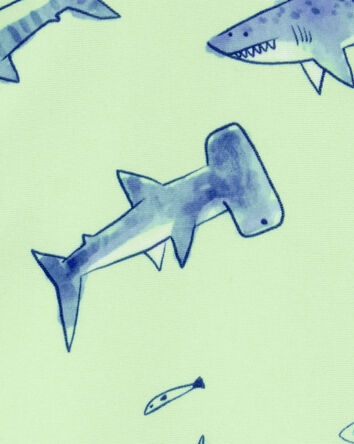 Bébé Maillot dermoprotecteur imprimé requin - Vert, 