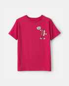 Gar&ccedil;ons - T-shirt &agrave; imprim&eacute; hot dog - Rouge, image 1 sur 2 diapositives