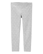 Toddler Girl Cotton Polka Dot Stretch Leggings, image 1 of 4 slides