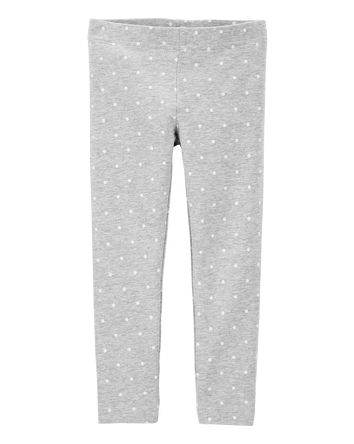 Tout-petit fille - Legging extensible en coton, &agrave; pois, 