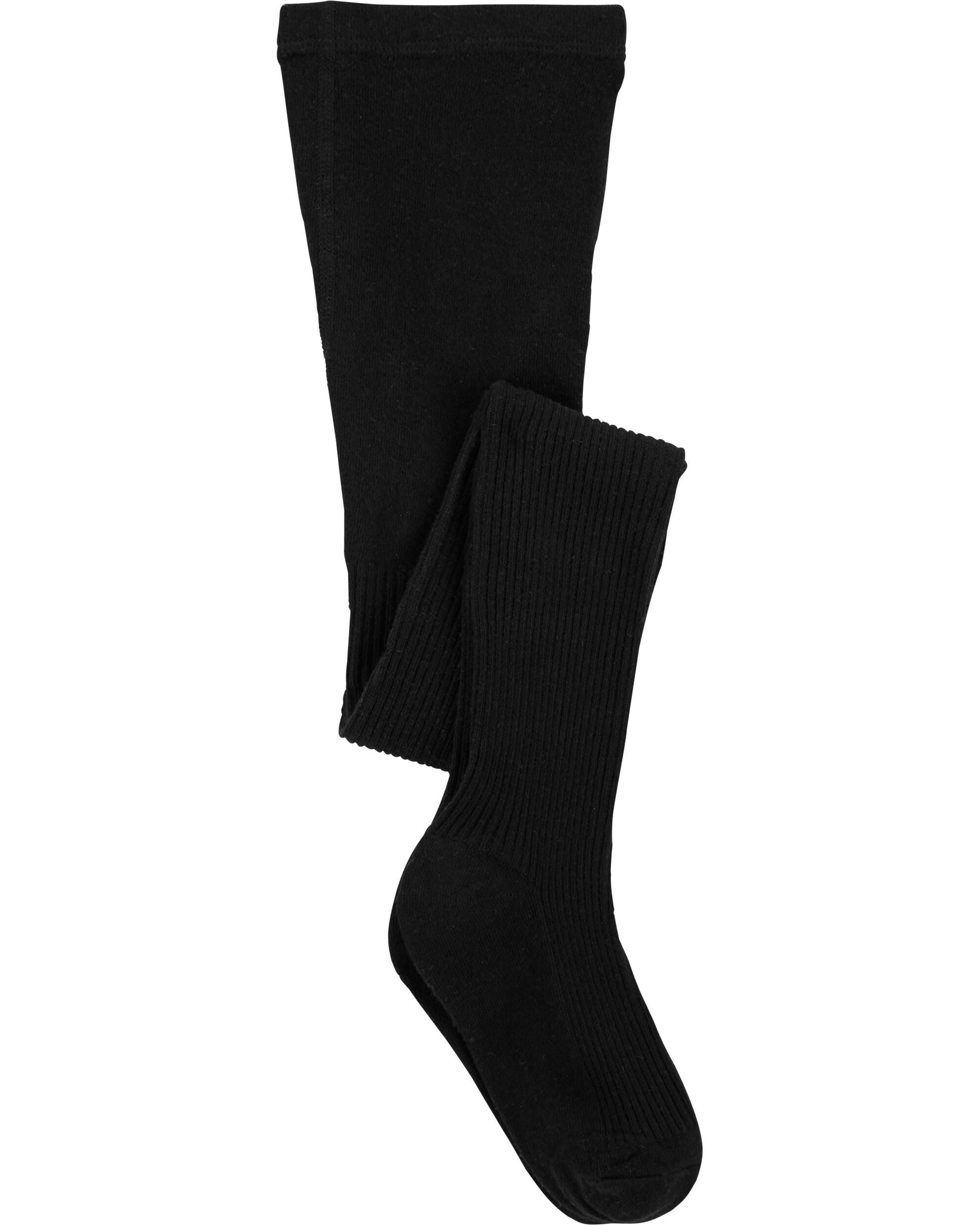 Black Kid Ribbed Tights Carter s Oshkosh Canada