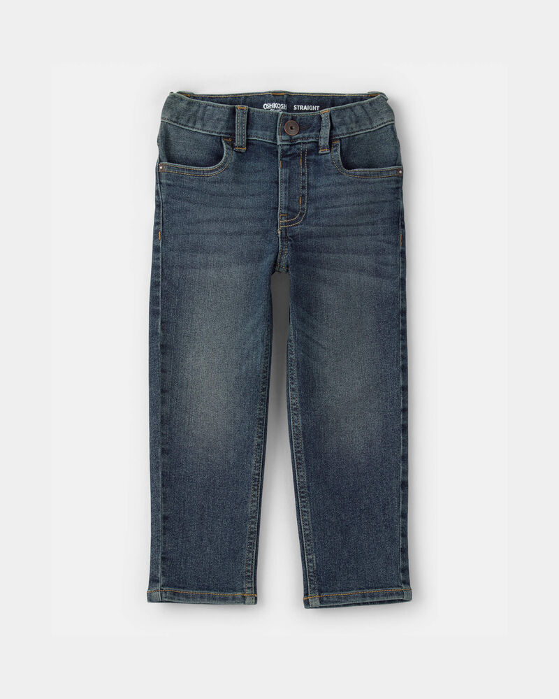Tout-petit neutre - Jeans droit - d&eacute;lavage teint&eacute; authentique, image 1 sur 3 diapositives