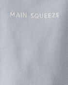 Baby Boy 3-Piece 'Main Squeeze' Sweatshirt, Bodysuit & Short Set - Blue, image 5 of 6 slides