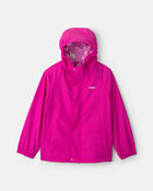 Kids Kombi London Rain Jacket - Bright Pink , image 1 of 3 slides