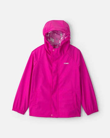 Kids Kombi London Rain Jacket - Bright Pink , 