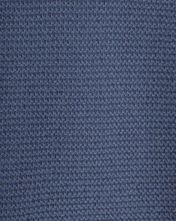 Baby Boy Sweater Polo Shirt - Navy, 