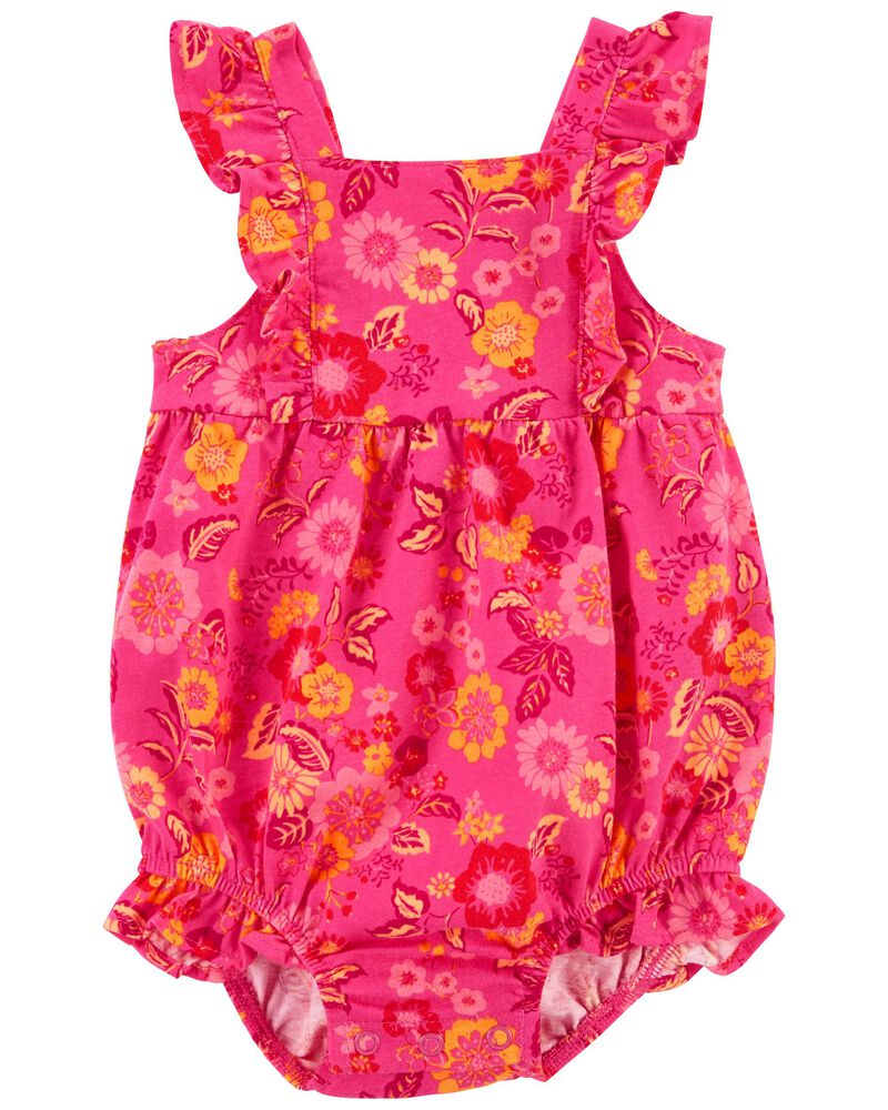 Floral Bubble Romper, image 1 of 3 slides