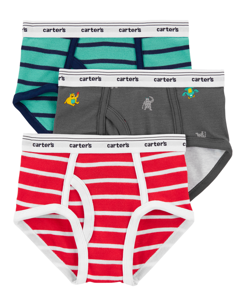 3-Pack Cotton Briefs, image 1 of 2 slides