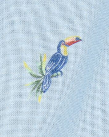 Baby Toucan Button-Front Bodysuit, 