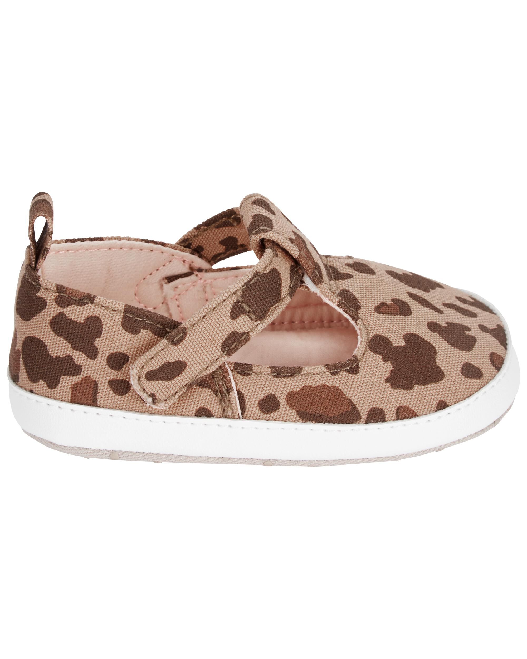 Cheetah Print Baby Slip On Shoes Carter s Oshkosh Canada