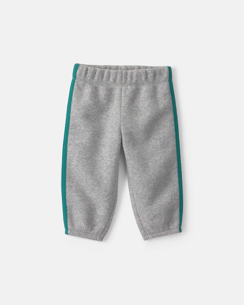 Baby Boy 3-Piece '28' Varsity Hooded Layering Set - Green, image 2 of 7 slides