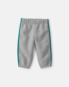 Baby Boy 3-Piece '28' Varsity Hooded Layering Set - Green, image 2 of 7 slides