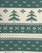 B&eacute;b&eacute; - Pyjama 2 pi&egrave;ces en tricot gaufr&eacute; fait avec du coton biologique &agrave; motif jacquard, image 3 sur 3 diapositives