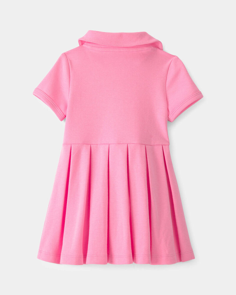B&eacute;b&eacute; fille - Robe de tennis &agrave; plis - Rose, image 2 sur 4 diapositives