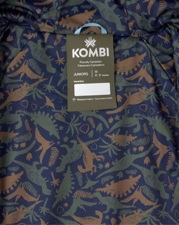 Boys Kombi Drop Waterproof Rain Jacket - Green, 