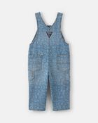 Baby Alphabet Overalls - Light Wash, image 6 of 8 slides