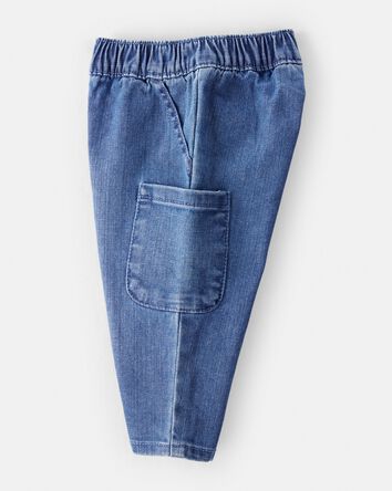 Baby Boy 2-Piece Camping Fleece Sweatshirt & Pant Set - Maroon/Blue, 