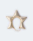 Toddler Star Glitter Headband - Gold, image 1 of 8 slides