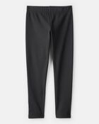 Girls Pull-On Stretch Leggings - Black, image 1 of 5 slides