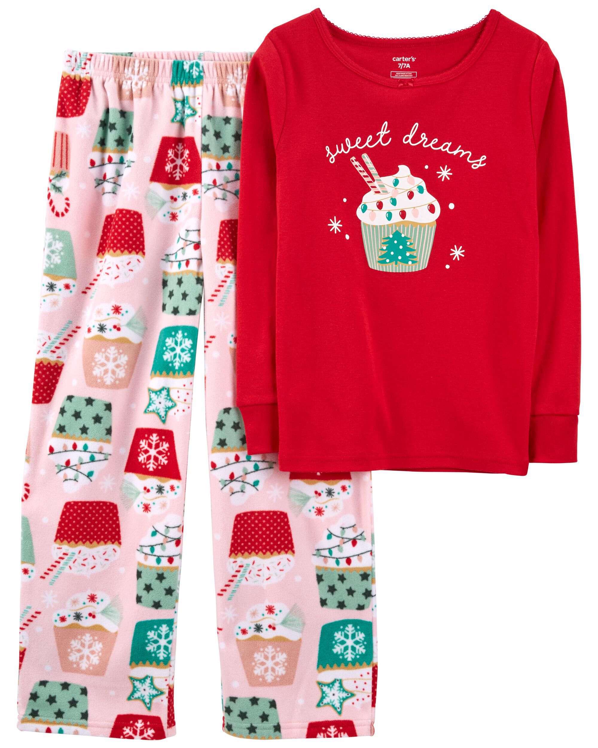Carters pink christmas pajamas new arrivals