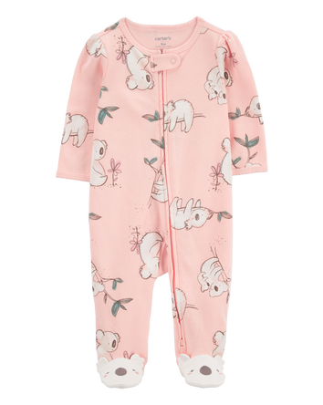 Baby Koala 2-Way Zip Cotton Sleeper, 