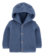 Baby Hooded Cardigan, image 1 of 3 slides