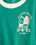 Girls 'Athletic Club' Active Top - Green, image 2 of 4 slides