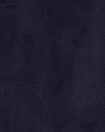 Girls Sherpa Zip-Up Jacket - Blue, 