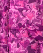 Girls 2 Piece Heart Puffer Snowsuit- Purple, image 6 of 13 slides