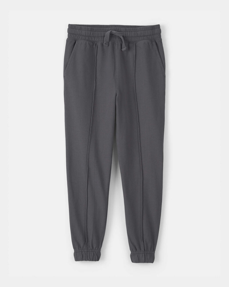 Gar&ccedil;ons - Pantalon de jogging en jersey bouclette - Gris, image 1 sur 3 diapositives