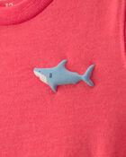 Baby Boy Shark Graphic Tee - Orange, image 2 of 4 slides